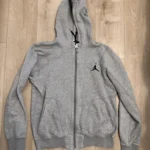 Featured thumbnail for Blouson à capuchon Jordan Gris Homme