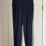 Featured thumbnail for Babaton Aritzia Cohen trousers size 2 navy blue
