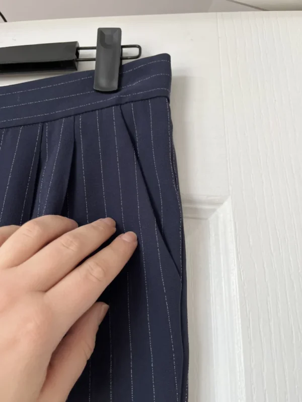 Image for Babaton Aritzia Cohen trousers size 2 navy blue
