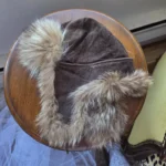 Featured thumbnail for Beautiful suede and fur hat