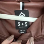 Thumbnail for Warm burgundy coat L