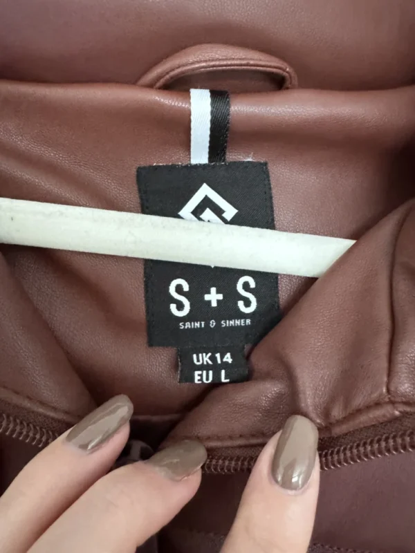 Image for Warm burgundy coat L