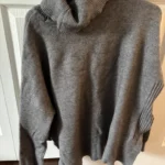 Thumbnail for Grey turtleneck jumper