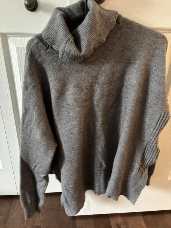 Image for Grey turtleneck jumper