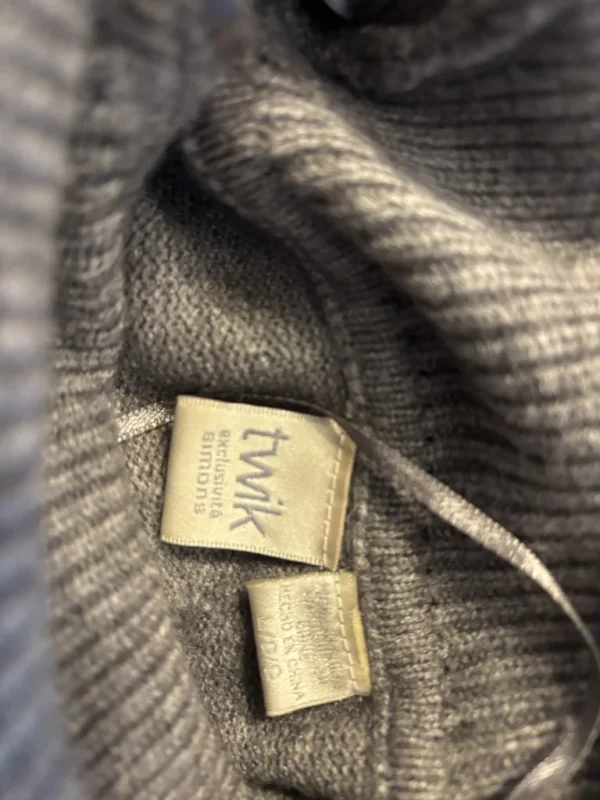 Image for Grey turtleneck jumper