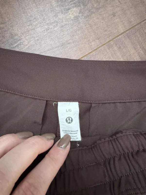 Image for Lululemon clean brown trousers