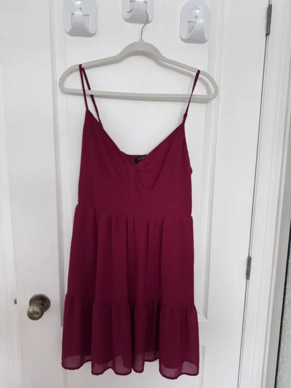 Featured image for Dynamite red short dress