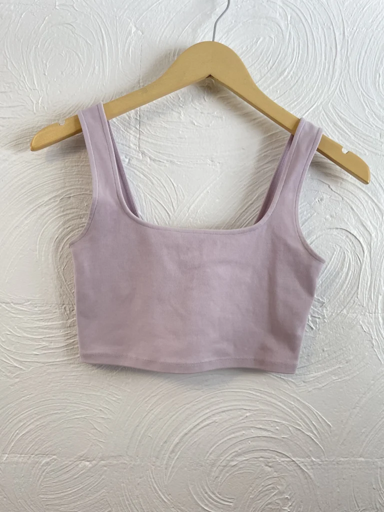 OAK + FORT camisole courte (crop top) lilas – Taille S Oak and Fort seconde main