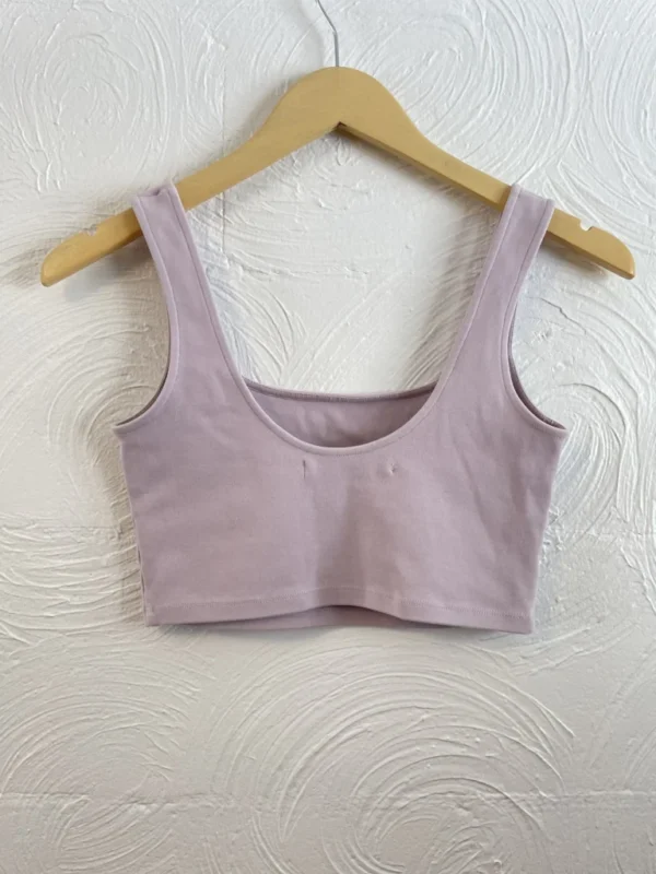 Image for OAK + FORT camisole courte (crop top) lilas – Taille S