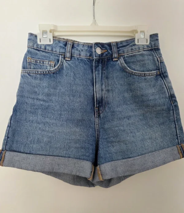 Featured image for Mom-fit denim shorts