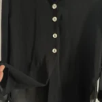 Thumbnail for Blouse noir avec partie mesh transparent