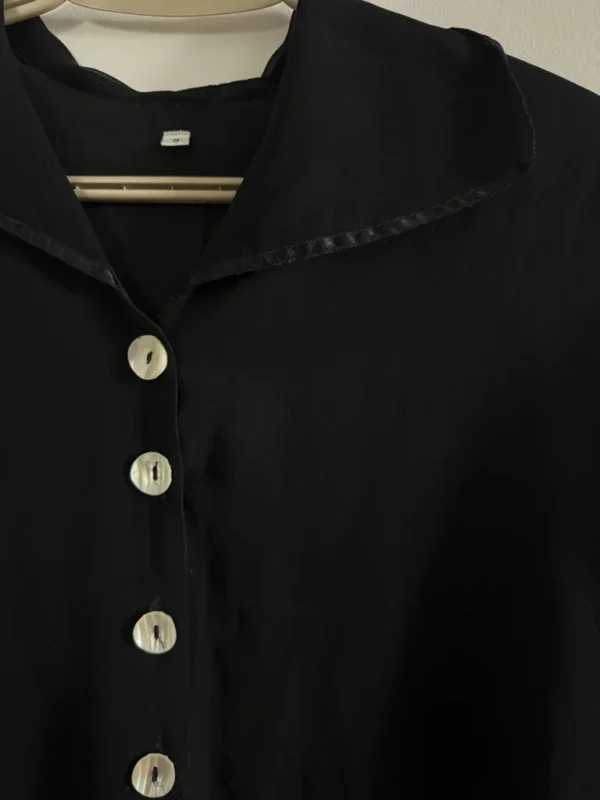 Image for Blouse noir avec partie mesh transparent