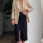 Featured thumbnail for Dark denim skirt