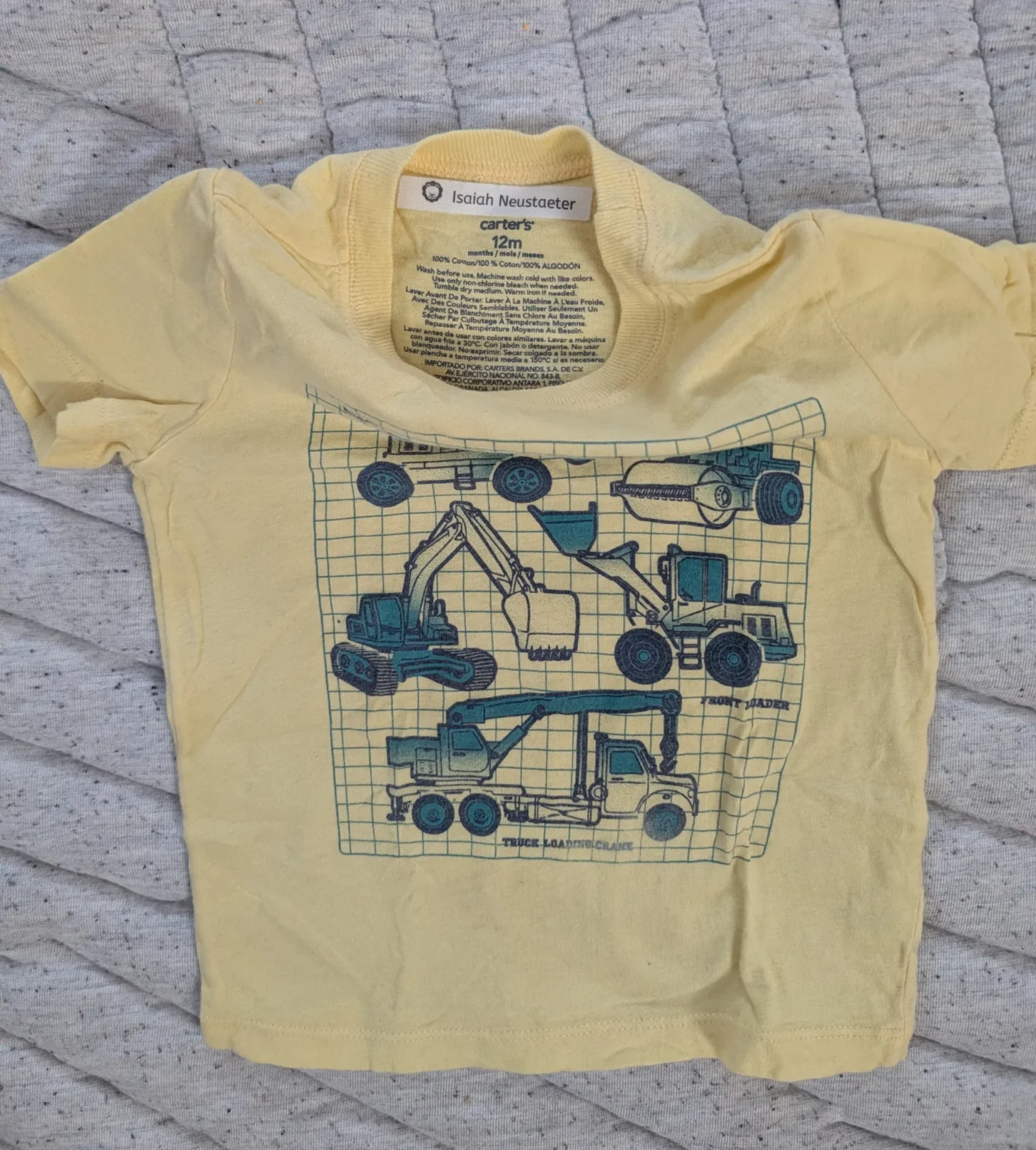 Image for T-shirt 9-12 mois