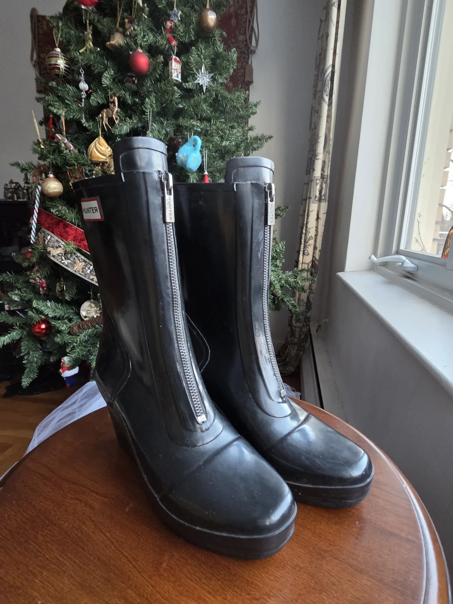 Image for HUNTER Original-Bottes de pluie talons compensés