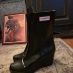 Thumbnail for HUNTER Original-Bottes de pluie talons compensés