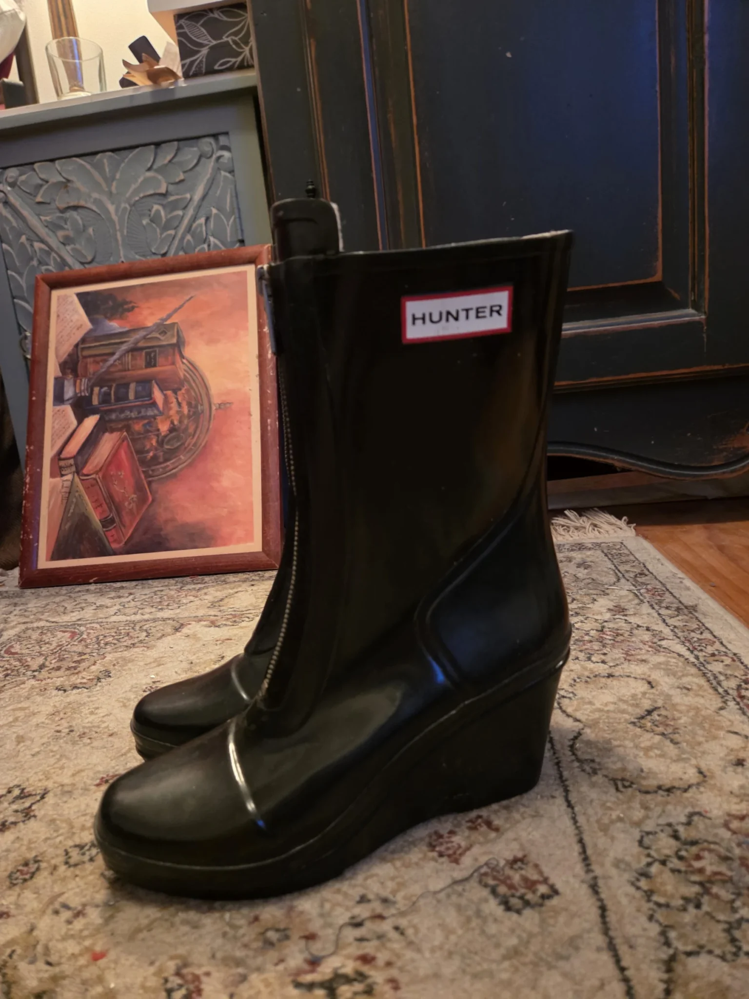 Image for HUNTER Original-Bottes de pluie talons compensés