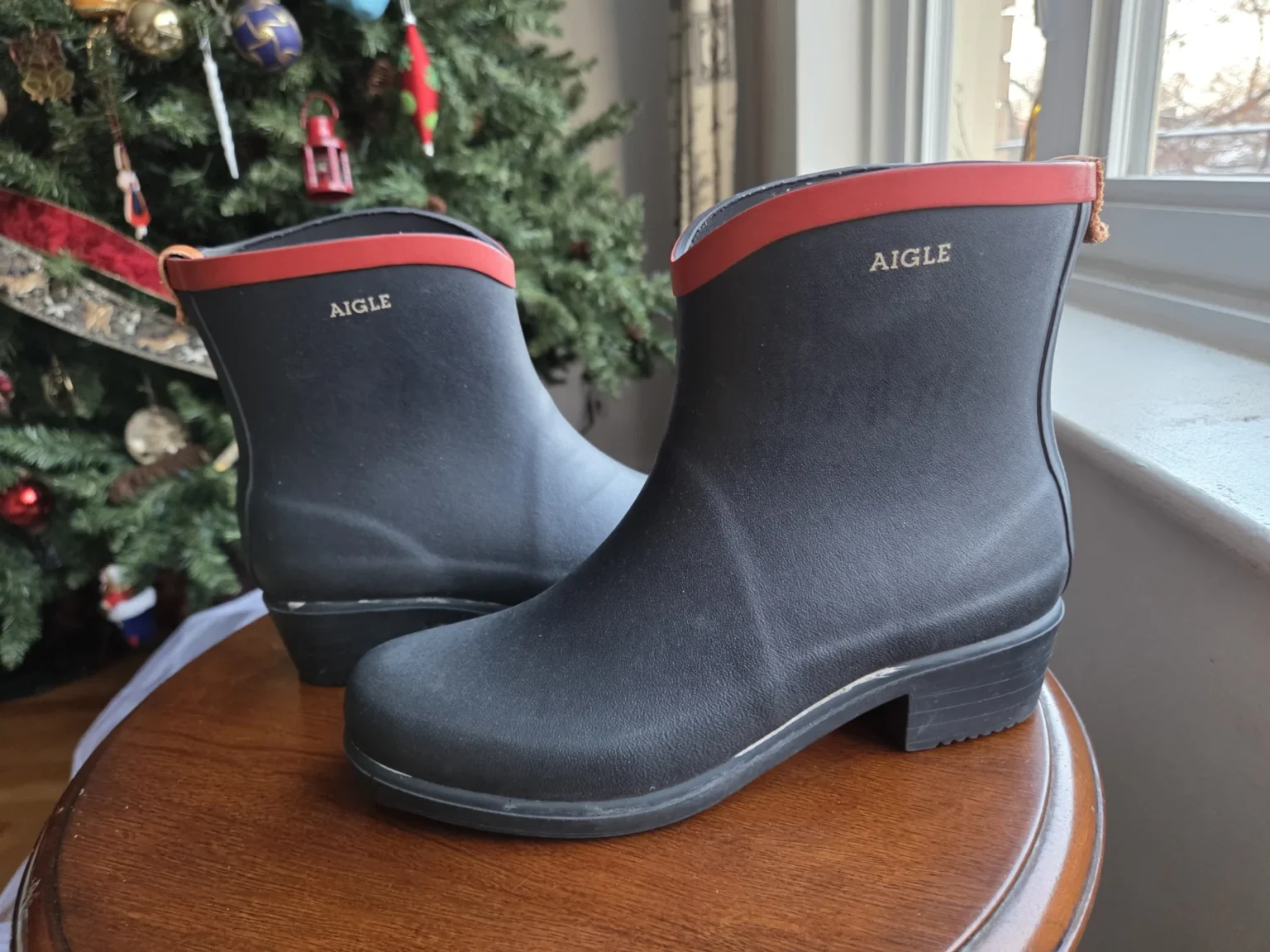 Image for AIGLE-Bottines en caoutchouc bleu marine