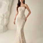 Thumbnail for Evening dress, engagement dress, high quality beaded wedding dress
