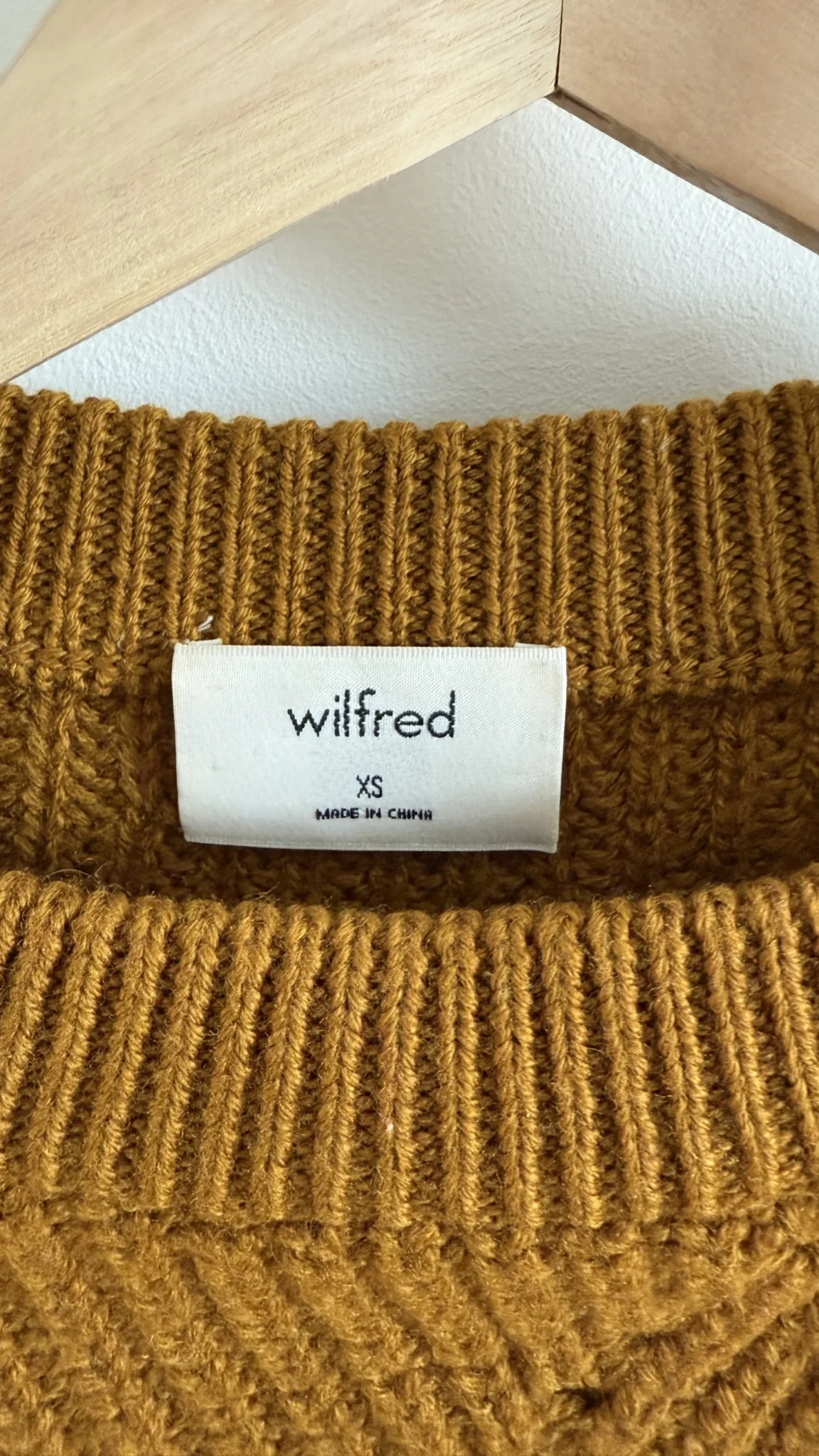 Image for Tricot Wilfred (Aritzia) laine Mérinos