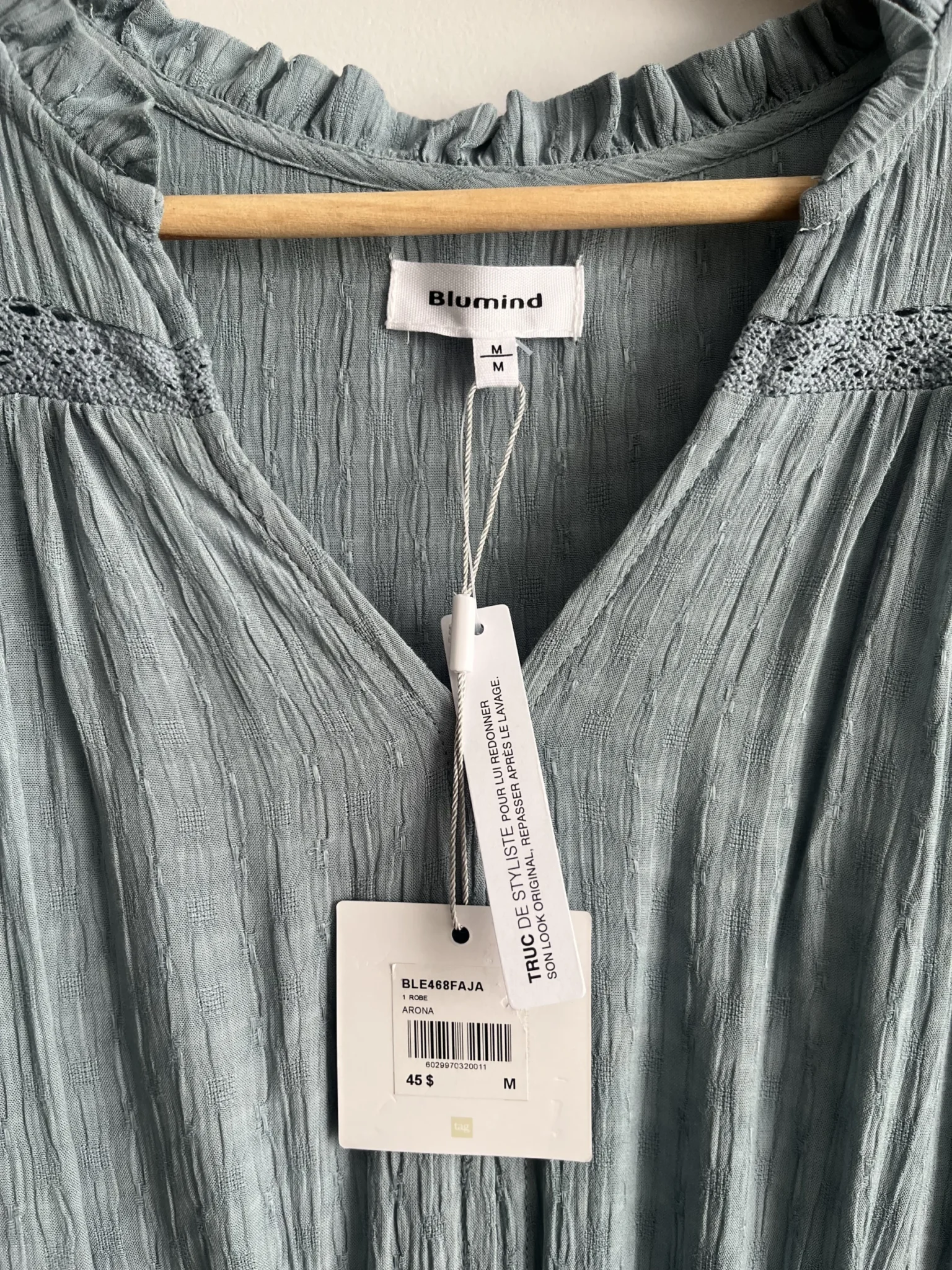 Image for Robe fluide bleue