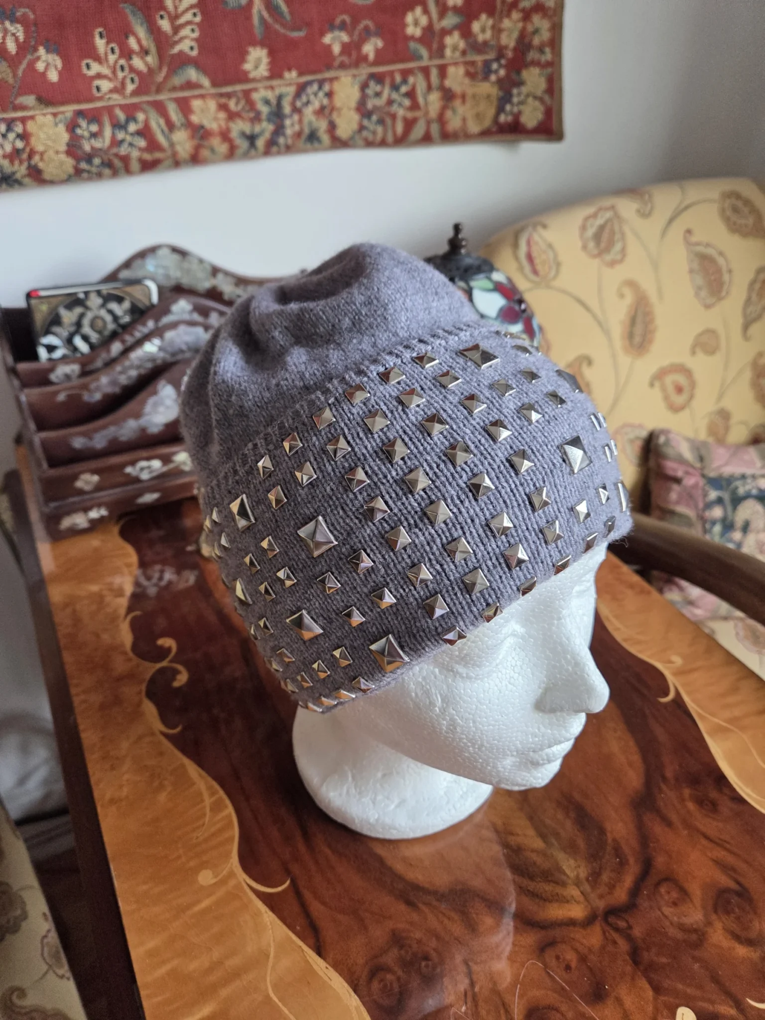 Featured image for Brand new! Michael Kors silver studded toque