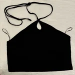 Featured thumbnail for Cami dos nus noir à trou de serrure