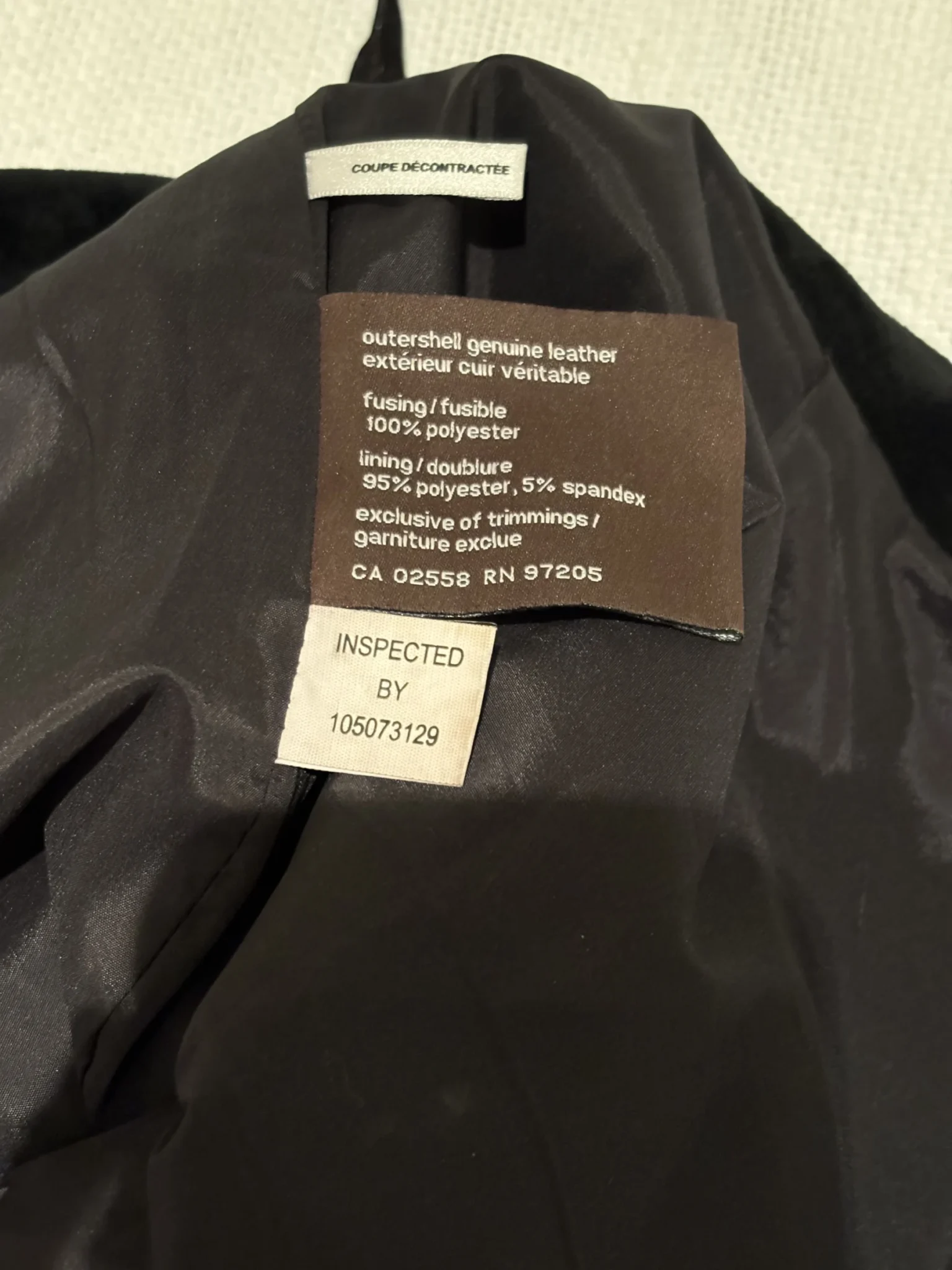 Image for Danier trousers in suede leather