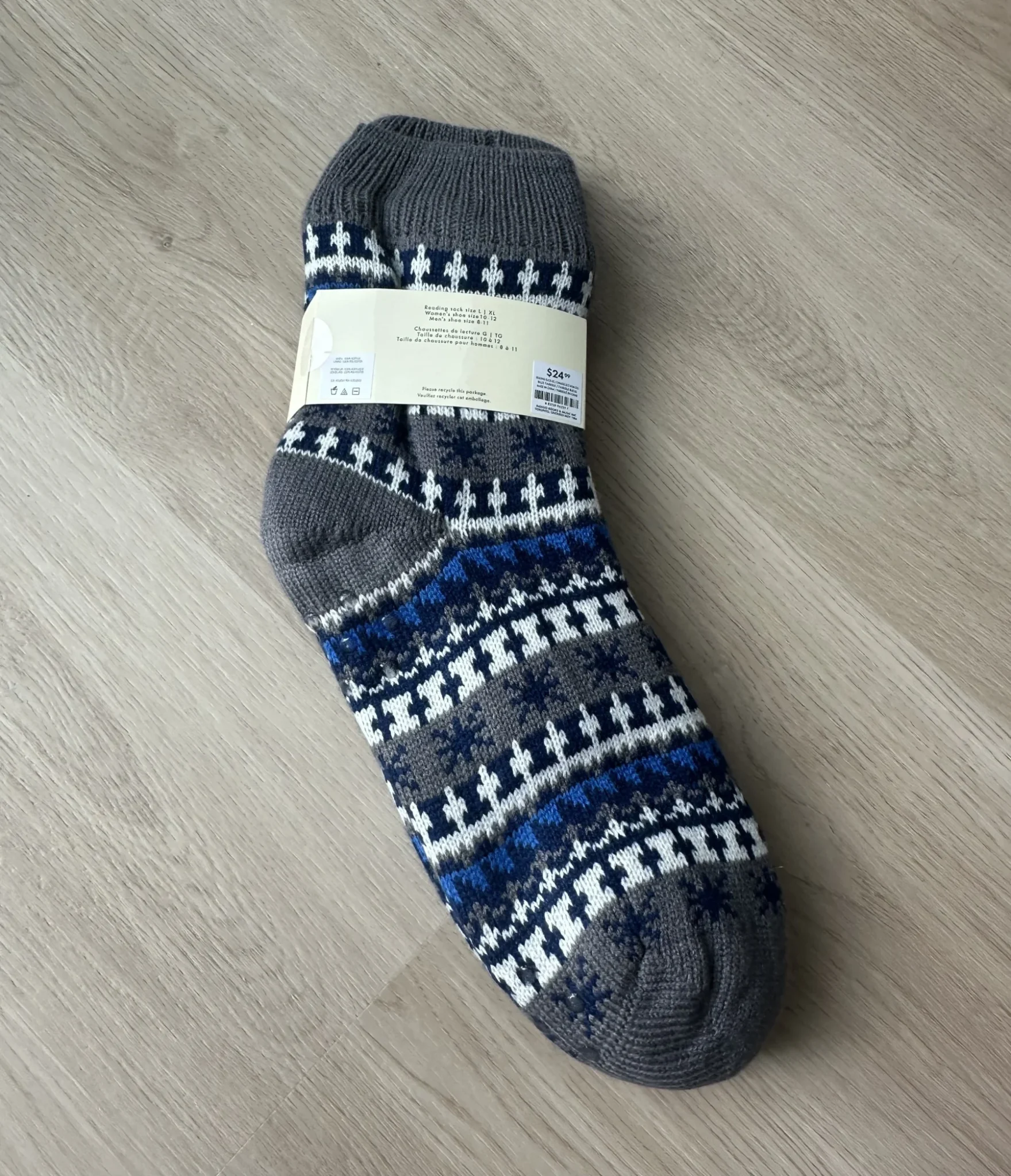 Image for Indigo Reading Socks L/XL