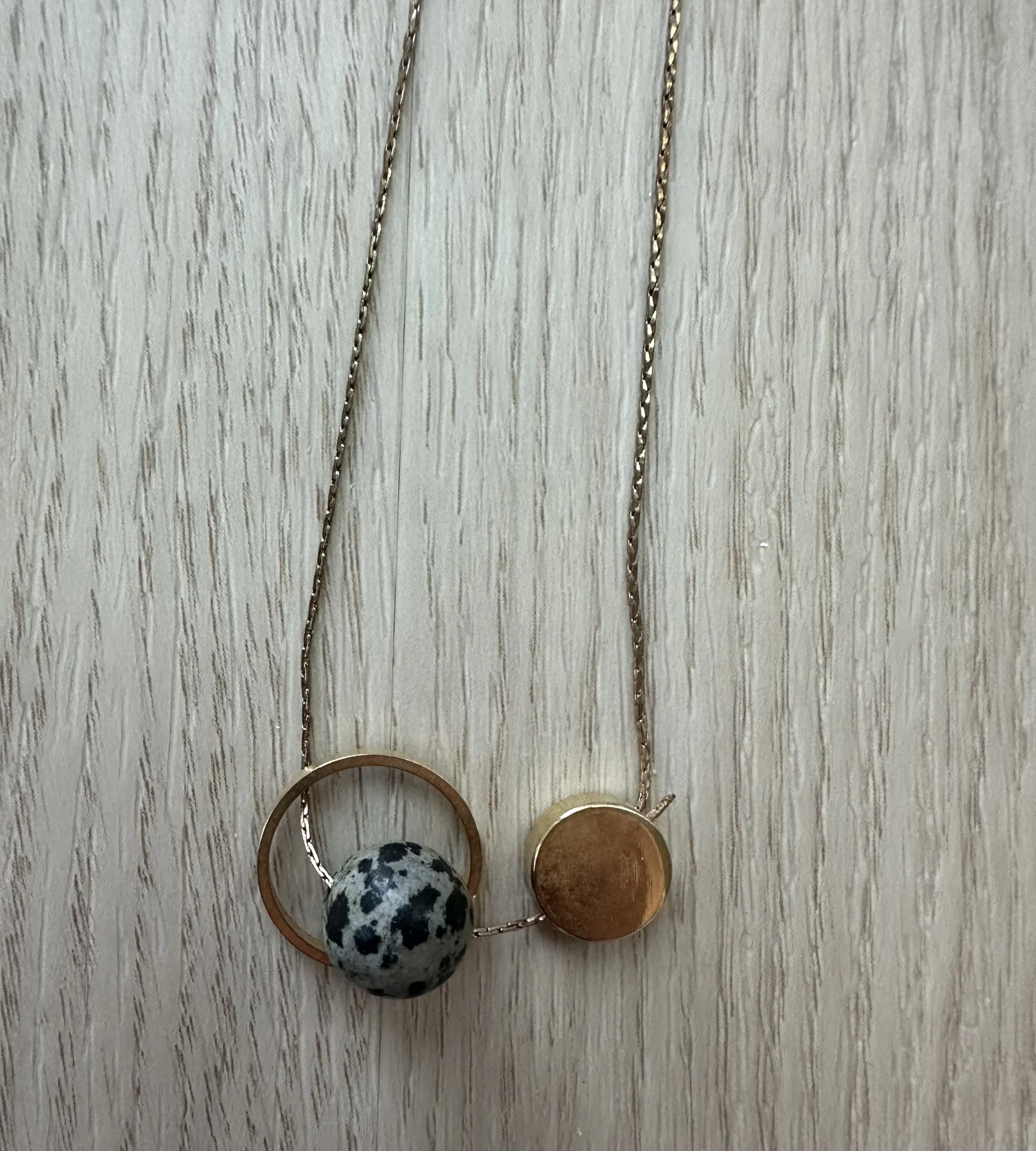 Onyx Pendant Necklace *Autre seconde main