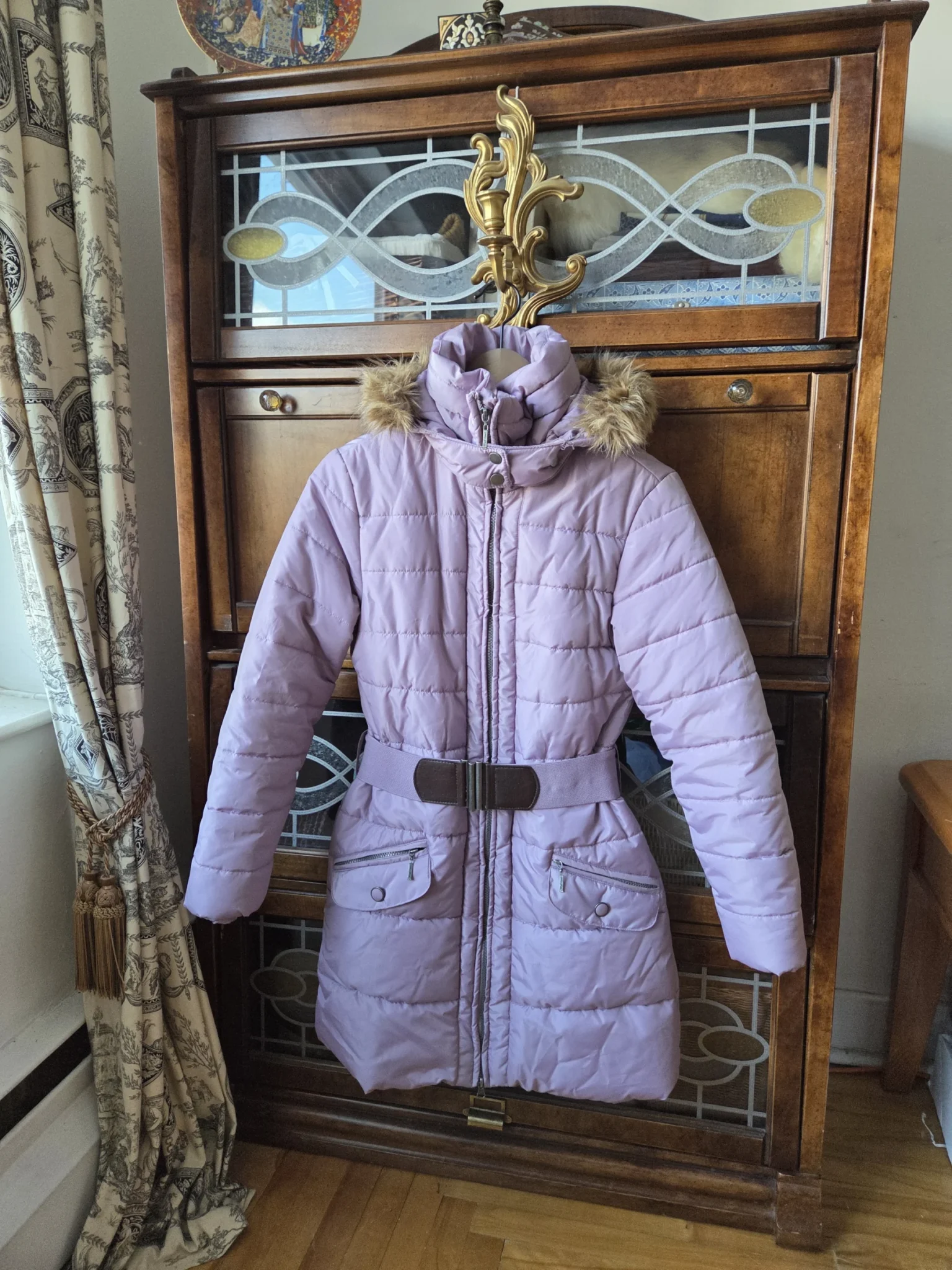 Featured image for Mayoral - Magnificent lilac quilted fabric