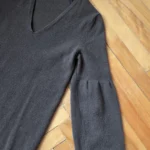 Thumbnail for Massimo Dutti-Elegant dress Khaki 91% wool