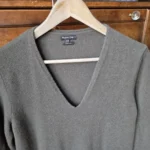 Thumbnail for Massimo Dutti-Elegant dress Khaki 91% wool