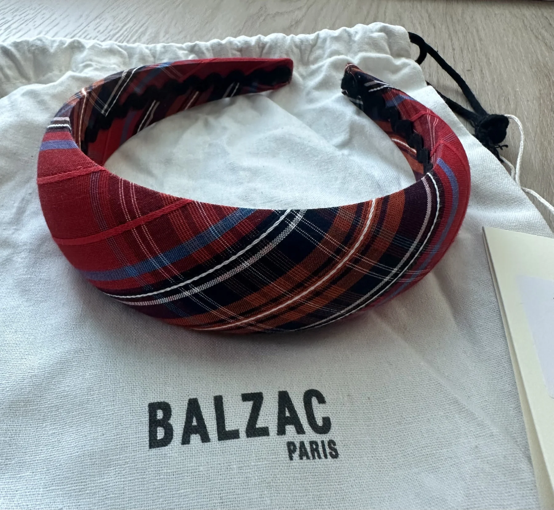 Balzac Paris Tartan Headband Balzac Paris seconde main