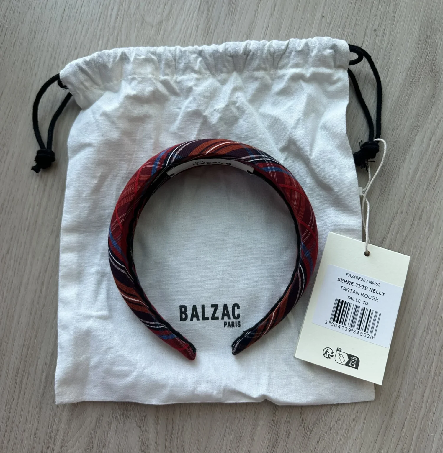 Image for Balzac Paris Tartan Headband