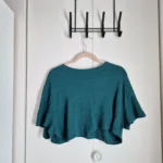 Featured thumbnail for Green crop top style T-shirt XS