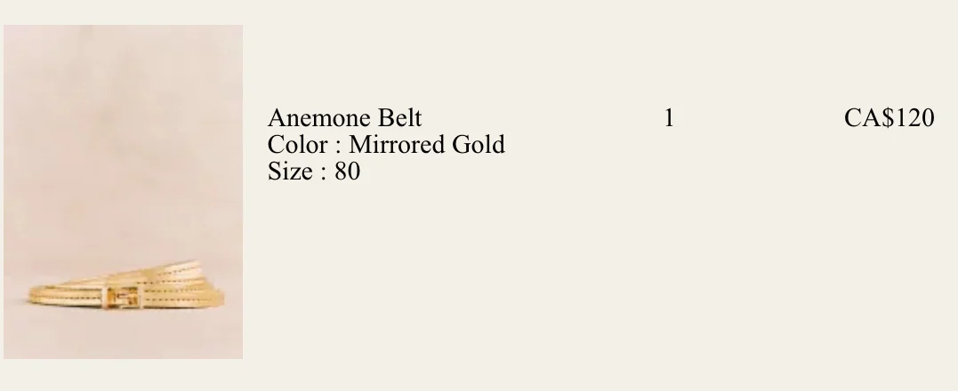 Image for Sézane Anemone Belt