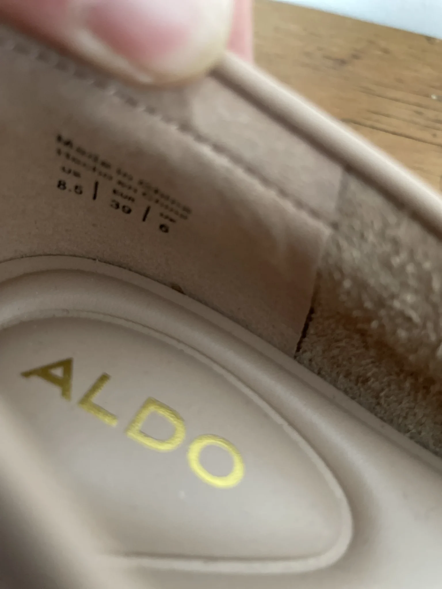 Image for Aldo Flex penny loafers "Ibreda" cuir véritable  grandeur 8.5