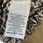 Thumbnail for Ganni Pink Woven Handknit Beanie