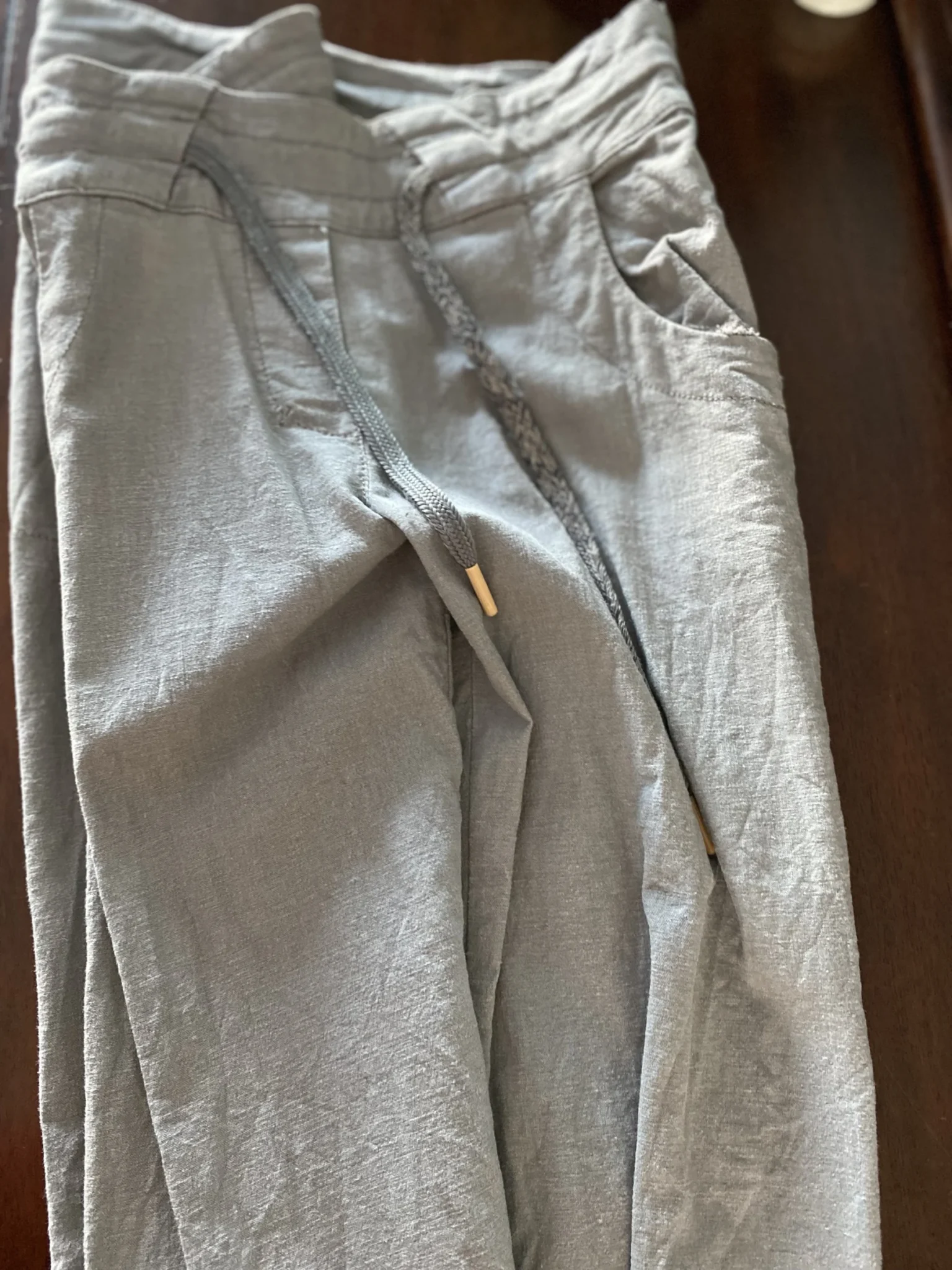 Image for Pantalon lin gris