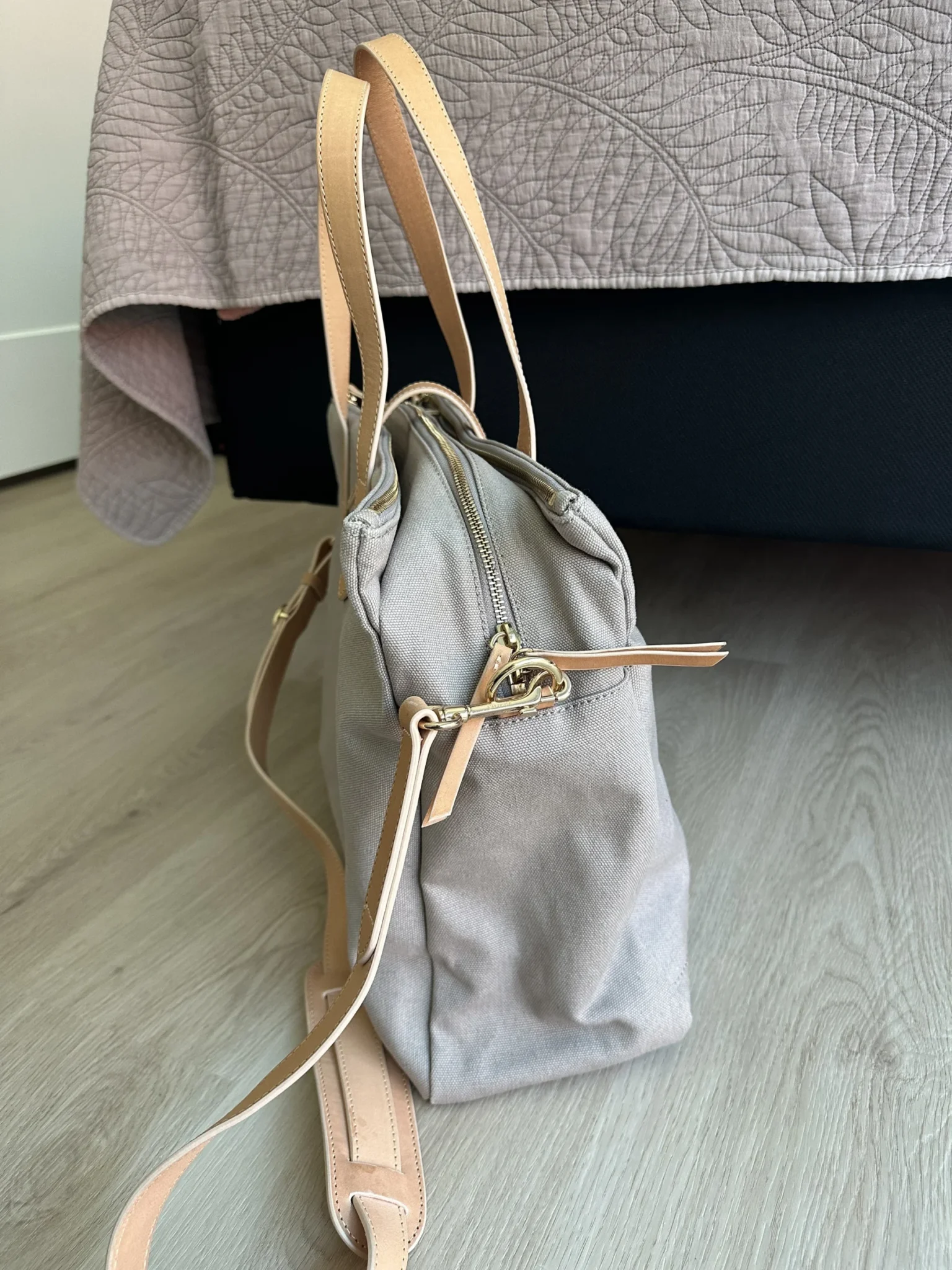 Image for Cuyana Triple Zipper Overnight Bag