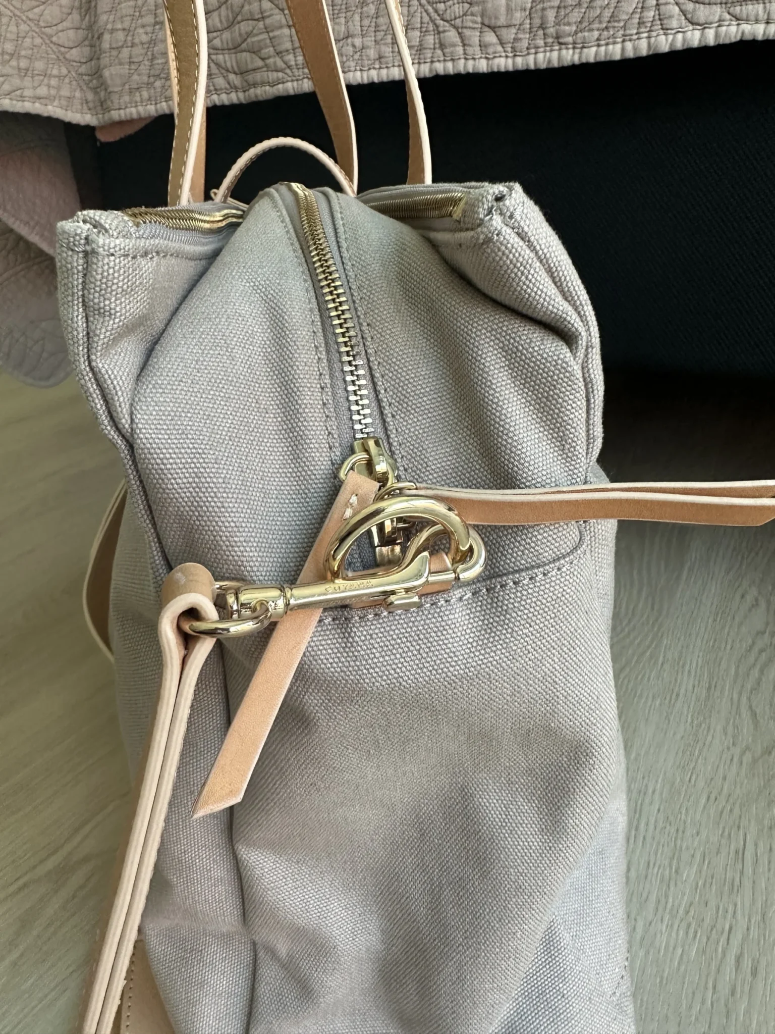 Image for Cuyana Triple Zipper Overnight Bag