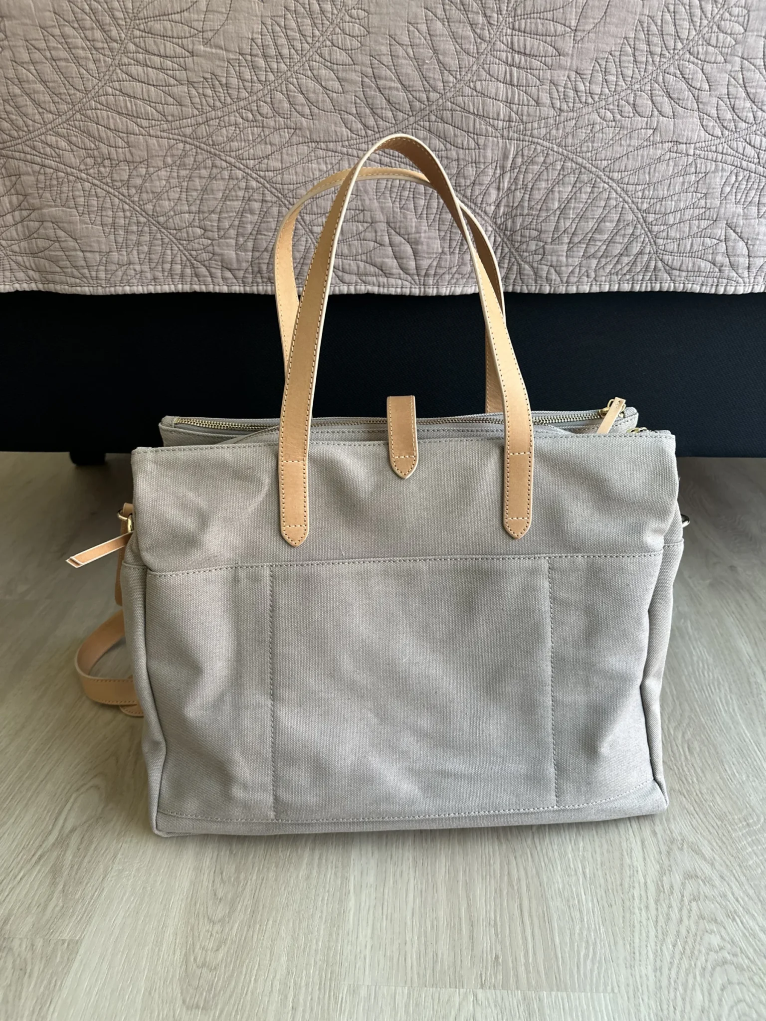 Image for Cuyana Triple Zipper Overnight Bag