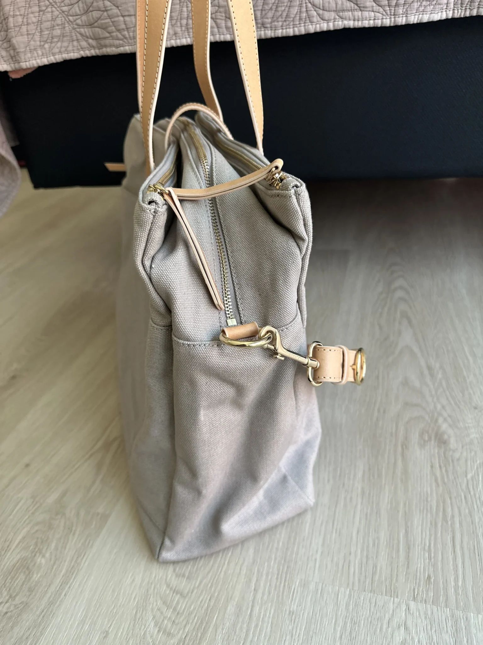 Image for Cuyana Triple Zipper Overnight Bag