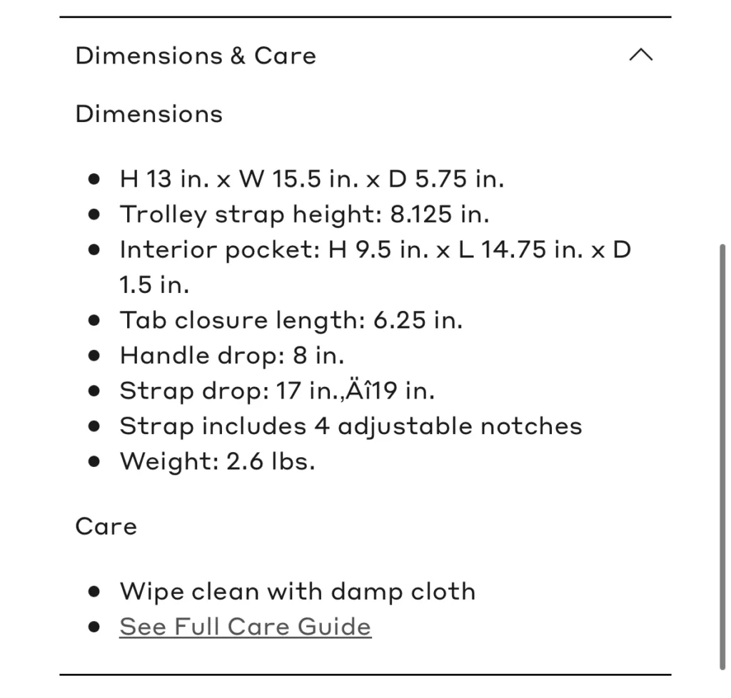 Image for Cuyana Triple Zipper Overnight Bag