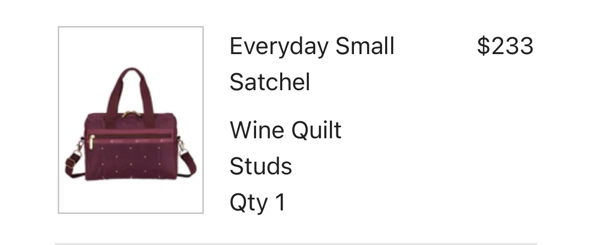 Image for LeSportSac Everyday Small Satchel