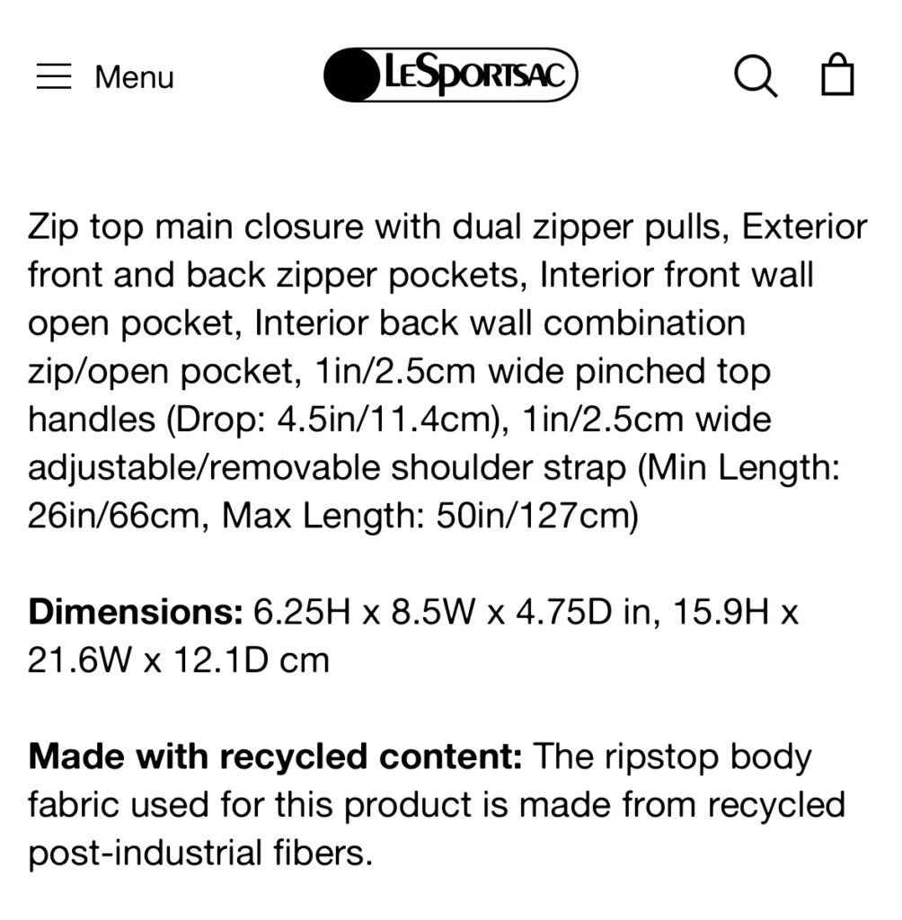 Image for LeSportSac Everyday Small Satchel