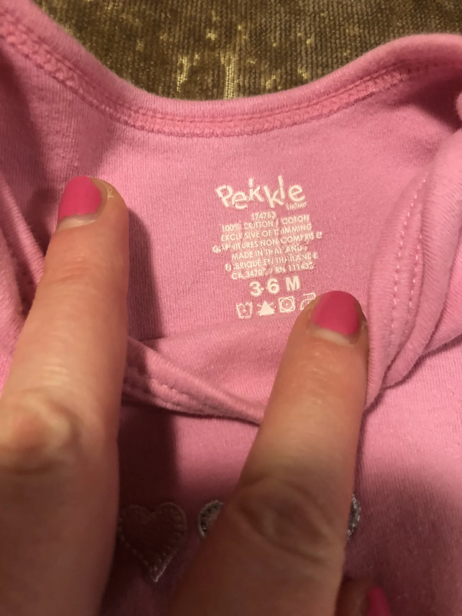 Image for Cache-couche rose pekkle 🥰 3-6