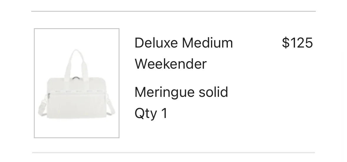 Image for LeSportSac Deluxe Medium Weekender
