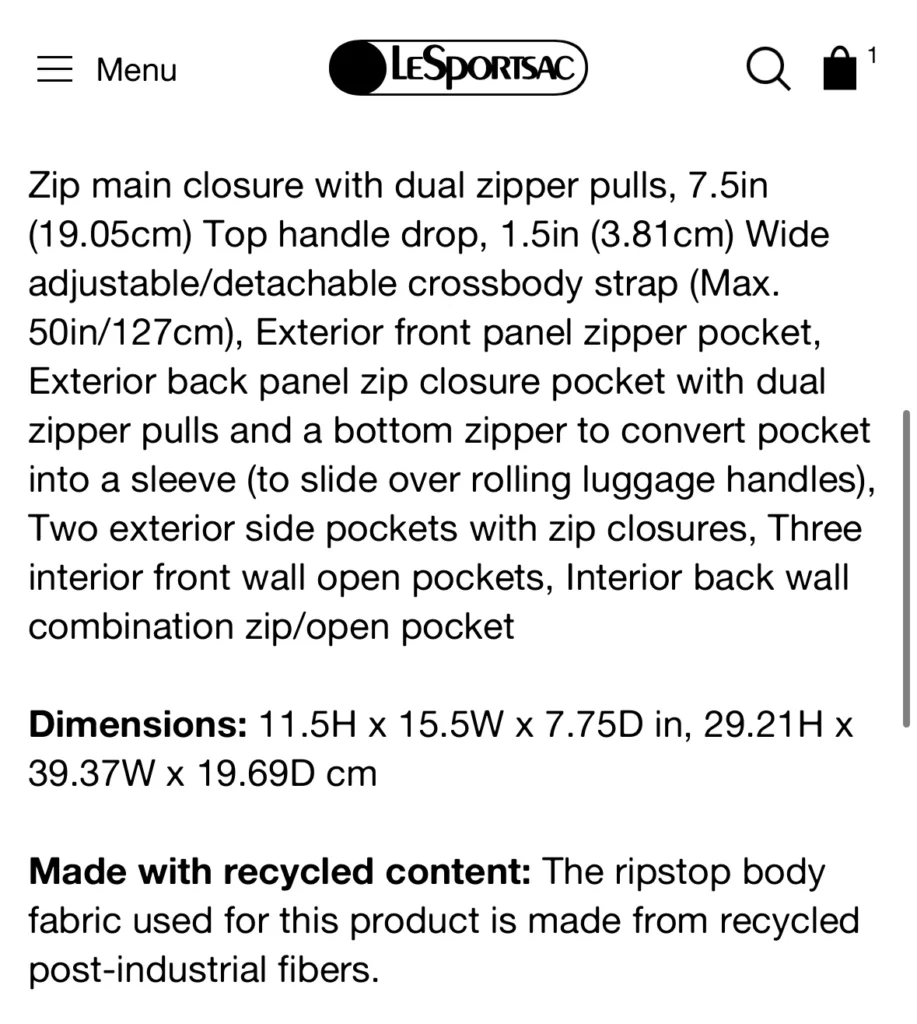 Image for LeSportSac Deluxe Medium Weekender